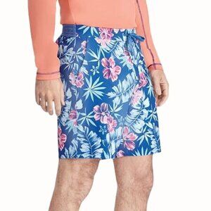 IZOD Mens Quick Dry Multicolor Floral Tropical Swim Trunks Mid Length NEW 2XL